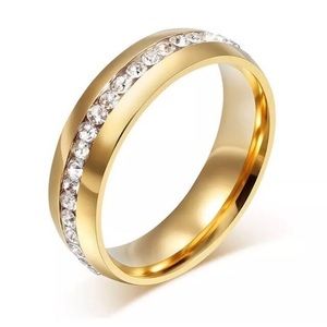 6MM Stainless Steel Band Ring